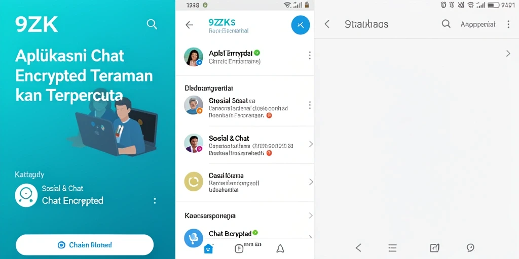 Tampilan antarmuka aplikasi 9ZK yang modern dan intuitif.