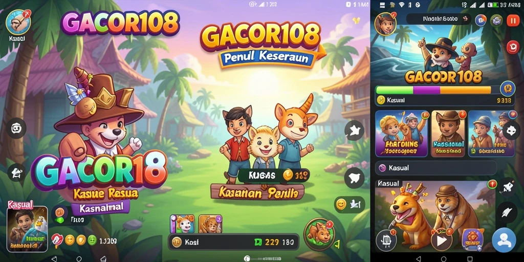 Antarmuka user-friendly GACOR108 yang menarik dan menyenangkan.